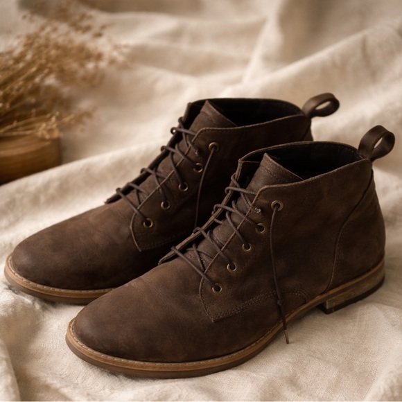 Diba True Shoes - Diba True Brown Leather Chukka Boots | Ankle Boots 8.5